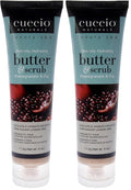 Cuccio Naturale Butter Scrub - Exfoliates And Hydrates - For Softer, Radiant Looking Skin - Infuses Moisture Into Dry Skin - Non-Oily 24 Hour Hydration - Creamy - Pomegranate And Fig - 4 Oz