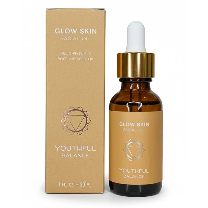 Anti Aging Face Oil - Organic Rosehip Seed Oil, Helichrysum & Frankincense - Lightweight Dropper Facial Oil for Dry & Mature Skin - Firmer, Radiant Looking Skin - Fast Absorbing - 30ml