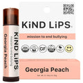 Kind Lips Georgia Peach Lip Balm Single Tube | Organic Lip Balm for Dry Lips | Natural Moisturizing Lip Care | Gluten Free | Made in USA