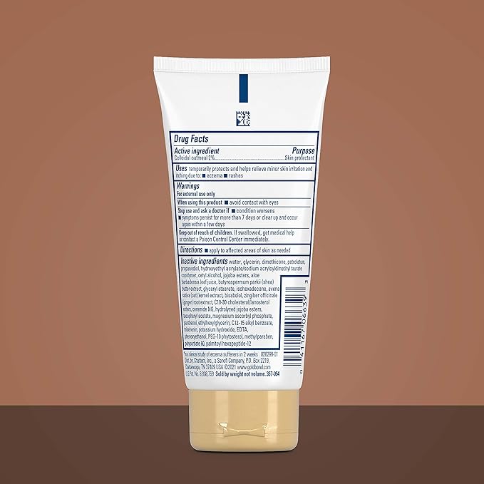 Gold Bond Eczema Relief Cream and Hand Cream Bundle with 5.5 oz and 3 oz Tubes, 2% Colloidal Oatmeal