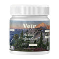 vetr Naturals Healing Indian Clay - Organic Natural Bentonite Clay 1 lb - Deep Pore Cleansing Facial, Hair & Body Mask - 100% Pure Calcium Bentonite for Detox & Skin Care