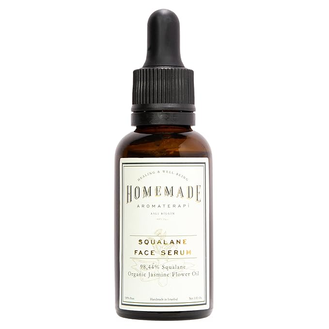 HMA | Squalane Face Serum – Jasmine Flower & 99% Olive-Derived Squalane | Lightweight Hydration & Natural Glow | Non-Greasy & Fast Absorbing | 1 FL Oz