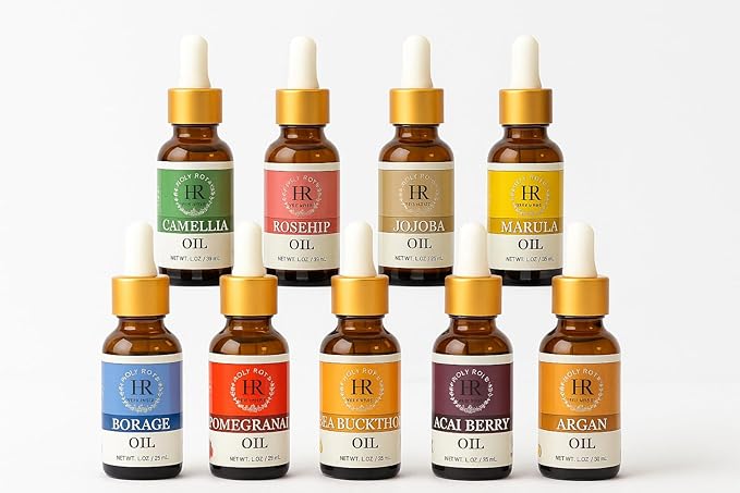 Unrefined Organic Virgin Cold-Pressed, Botanical Moisturizing Oil, Rich in Antioxidants, For all Skin Type, Multi-use for Face, Hair, Nails (Borage oil)