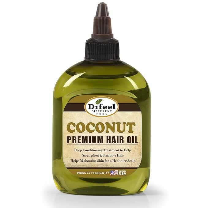 Difeel Premium Deep Conditioning Coconut Hair Oil 7.1 ounce