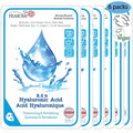 MEAROSA* Dermatologically tested, 8.5% Hyaluronic Acid, Niacinamide, Vitamin E Vegan Formula Essence facial sheet masks Premium Quality Sensitive Skin [6Sheets]