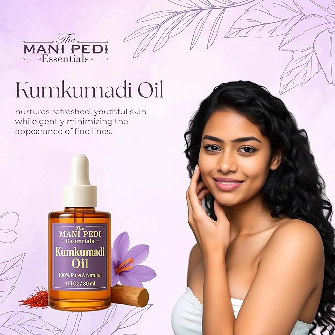 TMPE Kumkumadi Oil for Face with Saffron – Ayurvedic Face Oil for Glowing Skin, Uneven Tone & Dull Skin | Lightweight Hydrating Facial Oil for Radiant Skin – 1 fl oz