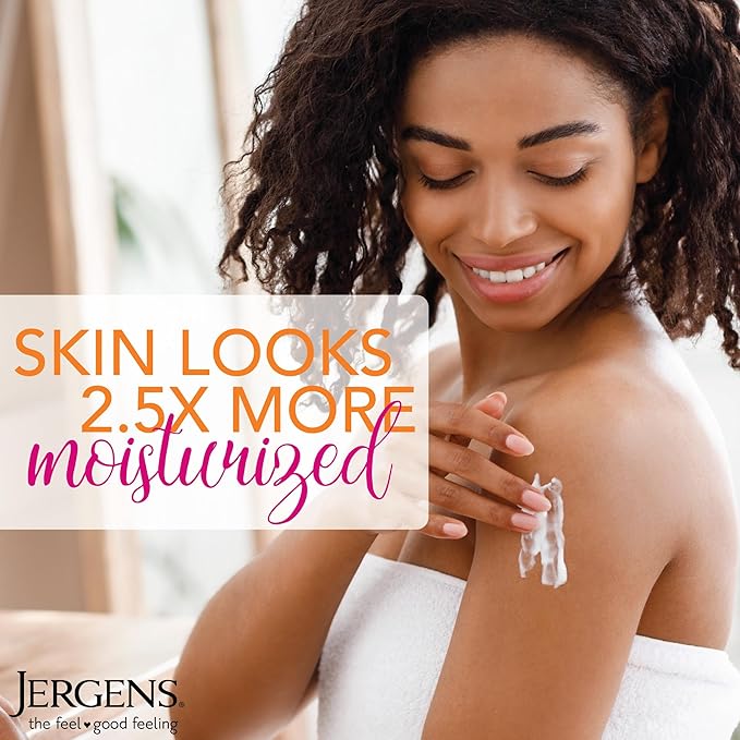 Jergens Hydrating Coconut Body Lotion, Hand and Body Moisturizer, Infused with Coconut Oil, Hydrates Dry Skin Instantly, Dermatologist Tested, 26.5 Oz