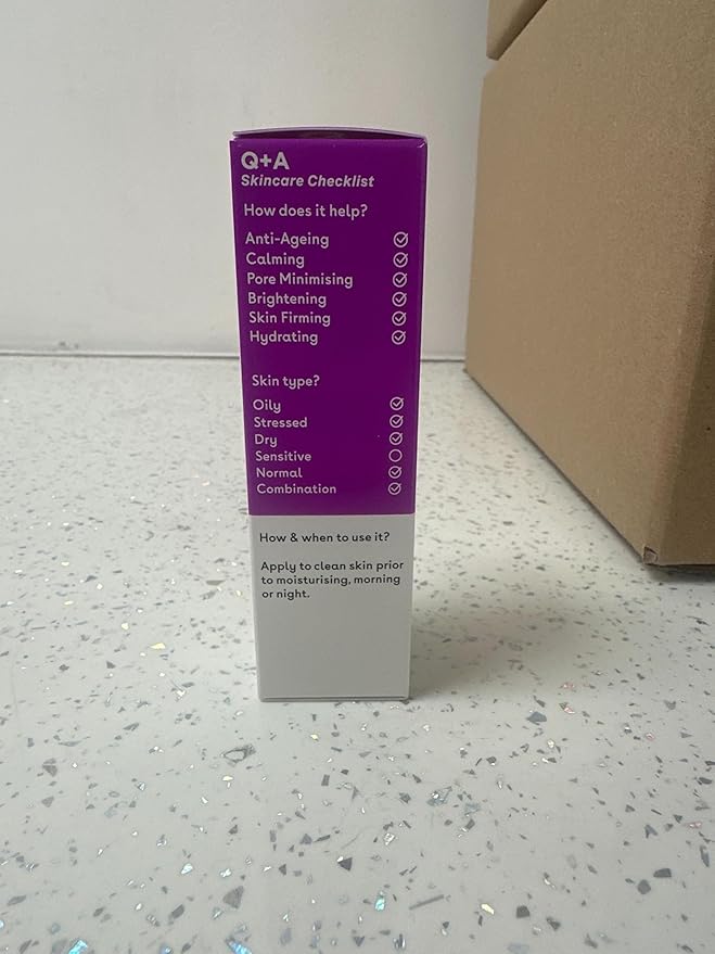 Q+A Azelaic Acid Balancing Serum (30ml), Natural Face Serum with Zinc PCA and Antioxidant Super Grains, Fragrance Free Skincare, Smoothes Skin