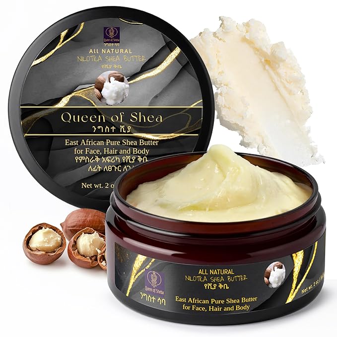 African Pure Shea Butter Raw Organic for Skin 14 Oz – USDA Organic Certified All-Natural African Shea Butter Moisturizer for Face, Hair and Body Care, Suitable for All Skin Types
