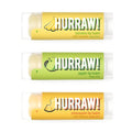 Hurraw! Banana, Apple, Pineapple Lip Balms, 3 Pack Bundle: Organic, Certified Vegan, Cruelty and Gluten Free. Non-GMO, 100% Natural. Bee, Shea, Soy & Palm Free. Made in USA