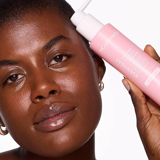 MCoBeauty - Everyday Gentle Foaming Cleanser - Lightweight Face Wash with Soothing Botanicals - Removes Makeup, Dirt and Impurities - Vegan, Cruelty Free Skin Care