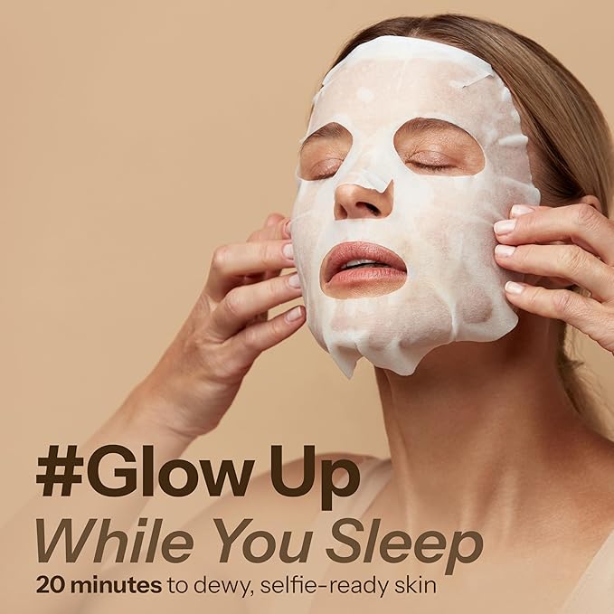 Skin 2.0 Retinol & Vitamin E Sheet Mask - Anti-Aging, Acne Scar & Hyperpigmentation - Hydrating, Dermatologist Tested Korean Skincare - Clean Beauty, Cruelty-Free, All Skin Types - 5 Masks
