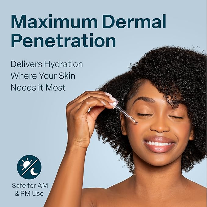 QRxLabs Hyaluronic Acid Serum - Hydration Serum for Face Anti Aging with Vitamin B5 - Face Hydration & Elasticity Boost - Essential Facial Care Formula - 2 Fl Oz, Pack of 1