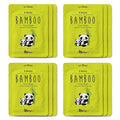 Saplaya Face Masks 12 Pack Scented Facemask Sheets Skin Care Mask Single Scent K-Beauty Natural Formula(Bamboo 12 Pack)