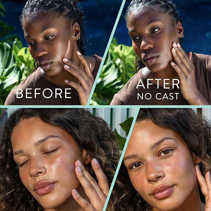 Badger Tinted Sunscreen for Face SPF 40, Lightweight Tinted Mineral Sunscreen w/Sheer Tint Warm Finish for Light or Dark Skin, No White Cast, 80% Organic, Water Resistant, Unscented, 1.7 floz, 2 Pack