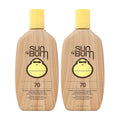 Sun Bum Original SPF 70 Sunscreen Lotion | Vegan and Hawaii 104 Act Compliant (Octinoxate & Oxybenzone Free) Broad Spectrum Moisturizing UVA/UVB Sunscreen with Vitamin E | 8 oz (Pack of 2)