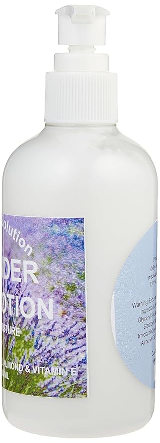 Organic Hair Solution-Body Lotion -Daily Moisturizing- with Soothing Aloe Vera and Vitamin E- Dry Skin, Non-Greasy-Shea Butter, Almond oil- For both Males & Females- Natural Fragrance-Vegan (Lavender)