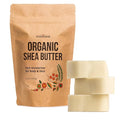 Organic Shea Butter Raw Unrefined, USDA Certified Organic African Shea Butter for Hair & Dry Skin, Natural Face Moisturizer, Body Butter Base for DIY Lotion, Lip Balm & Soap Making, 8 oz Bar
