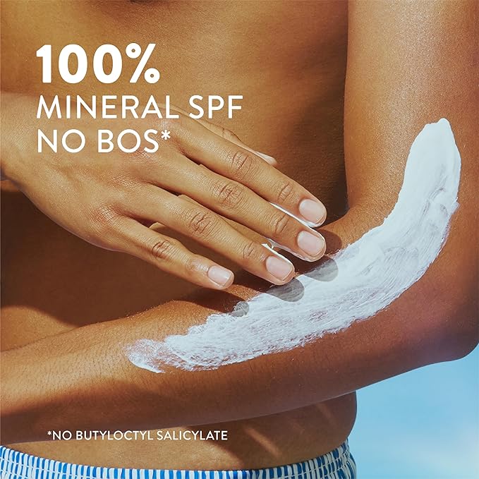 Native Mineral Sunscreen Lotion SPF 30, Tropical Breeze Scent, with 100% Mineral Zinc Oxide for Face & Body, Hawaii Compliant, Vegan, No White Cast - 7 oz
