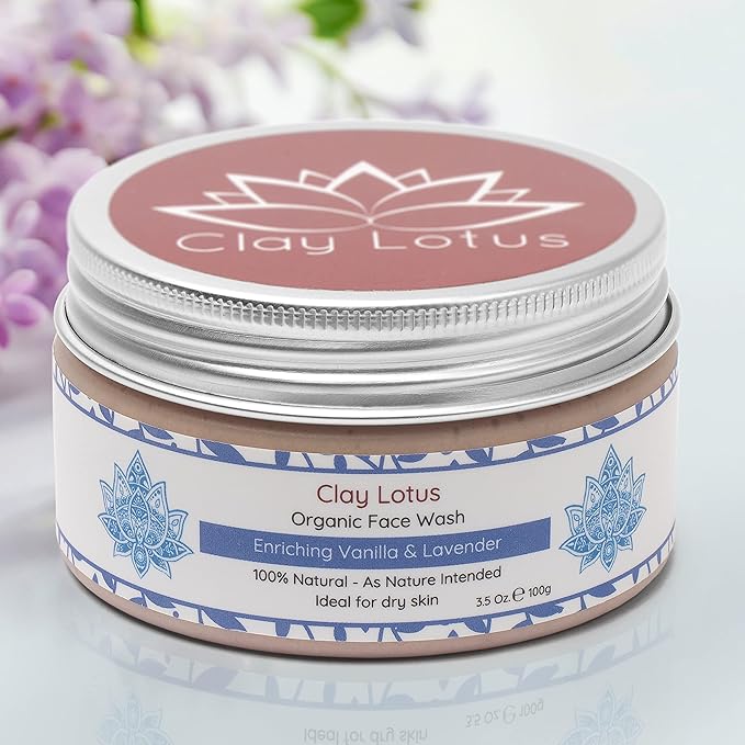 Organic Face Wash - Hydrating Cleanser for Dry, Mature Skin. Anti-aging, Natural Formula for Reduced Wrinkles and Restored Radiance- Vegan and Moisturizing- For Women & Men