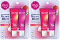 eos 24H Moisture Super Balm - Coconut Milk & Honey Apple,Day or Night Lip Treatment,Made for Sensitive Skin,Lip Balms & Moisturizers,0.35 fl oz,(Pack of 4)