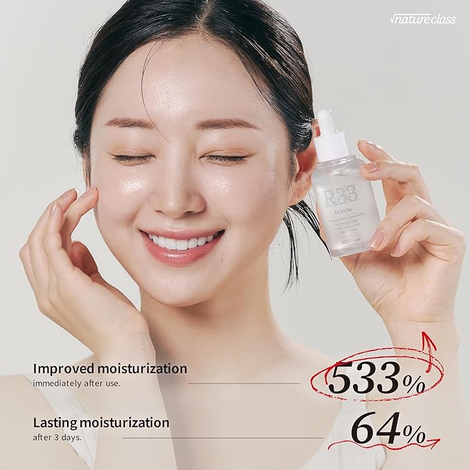 R33 Serum Niacinamide Hyaluronic Acid, Korean Skincare Glass Skin, Brightening Hydrating Face Serum, Dark Spot Correcting Pore Minimizer Facial Serum, K Beauty Fragrance Free, 1.69 fl oz