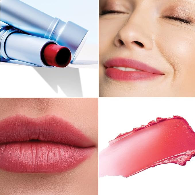 Tinted Lip Balm. Moisturizing Sheer, Buildable Lip Color with Hyaluronic Acid, Vitamin E and Rich Oil. Beauty Moisturizer 0.21oz- Orchid