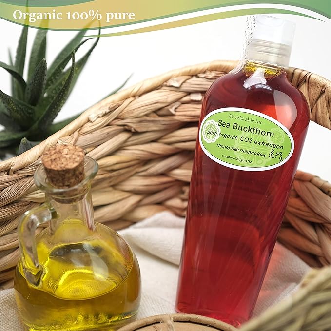 Dr Adorable - 8 oz - Sea Buckthorn Oil - 100% Pure Natural Premium Organic (Co2 Extracted)