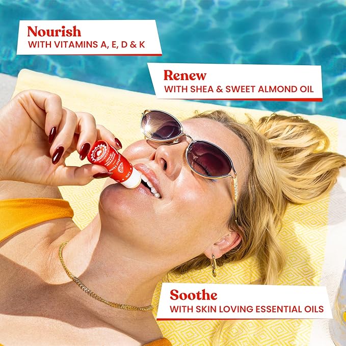 Cloven Tallow Lip Balm, Deep Hydration for Lips, Face & Dry Skin | Natural Grass-Fed, Organic Ingredients, Nourishes & Protects | Blood Orange, Ginger & Clove | Made in the USA