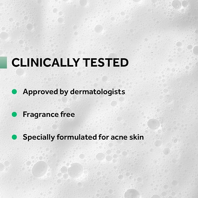 No7 Derm Solutions Salicylic Acid Facial Cleanser - Exfoliating Face Wash with 2% Salicylic Acid + 4% Niacinamide - Acne Prone Skin Care for Radiant, Blemish Free Skin (6.7 fl oz)