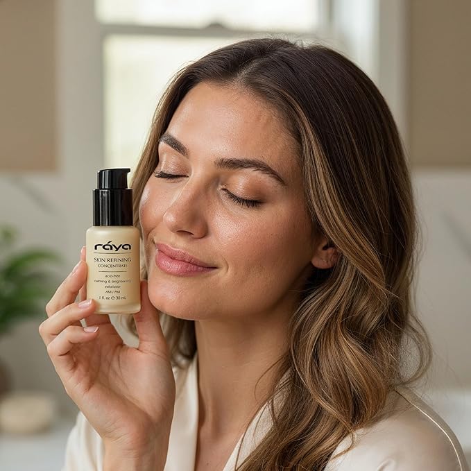 RAYA Skin Refining Concentrate (R-511) | Facial Serum for All Skin Types - Exfoliating, Pore-Minimizing & Complexion-Smoothing | Includes Vitamin C, Antioxidant, Anti Aging & Brightening Serum