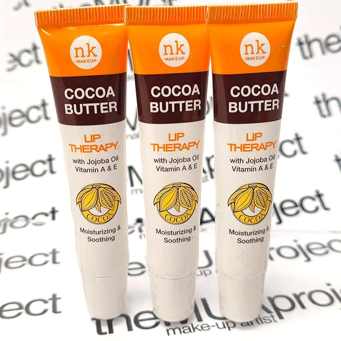 3 Pack Bundle of Cocoa Butter Lip Therapy for Moisturizing and Nourishing your Dry and Chapped Lips