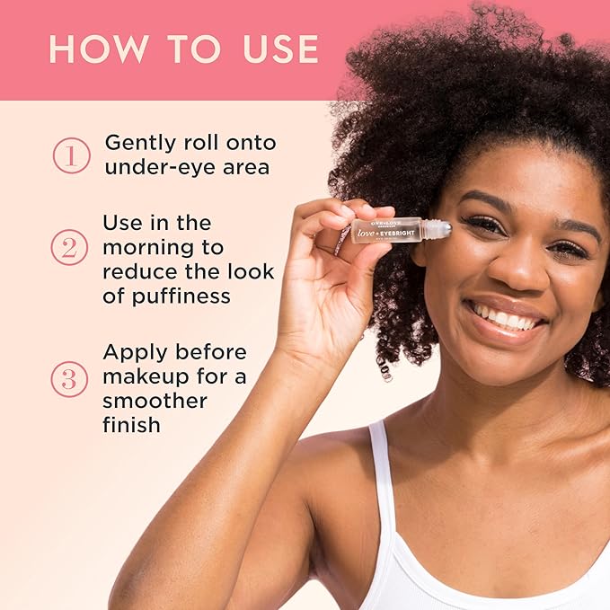 Love + Eyebright Eye Serum – Lightweight, Antioxidant-Rich Hydration for Tired Eyes, Certified Organic & Cruelty Free 8 ml