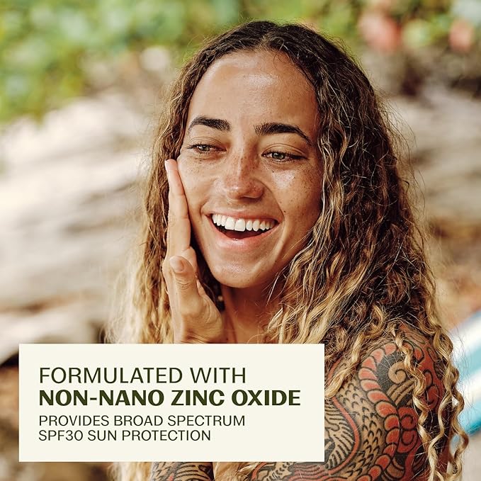 Thrive Natural Care Mineral Face Sunscreen SPF 30 - Daily Sunscreen for Face, No White Cast, Non-Nano Zinc Oxide - Lightweight Moisturizer Broad-Spectrum Protection - Vegan, 2 Fl Oz