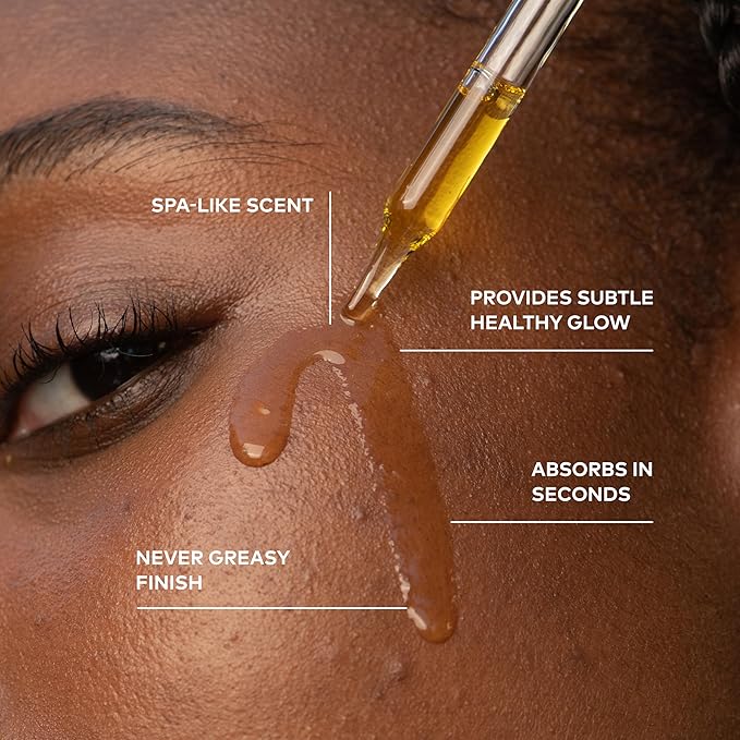 Onekind Golden State Anti Aging Botanical Face Oil with Rosehip Seed Oil, Sea Buckthorn Extract, Carrot Seed to Visibly Brighten, Firm, and Hydrate - Nourishing and Hydrating for Dry Skin