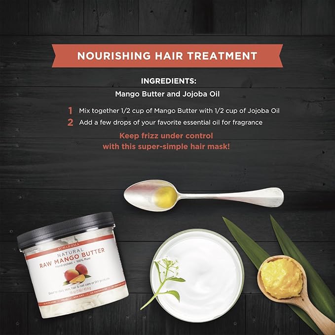 Sunaroma Body Butters for Skin and Hair (Mango Butter)