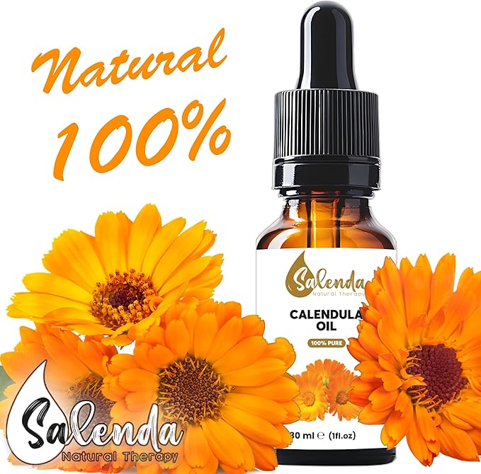 Calendula Oil, Calendula Oil for Skin, Fragrance Oils for Candle Making, 100% Pure & Natural, 1 Fl Oz (30 ml)