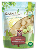 Food to Live Organic Cacao Butter Wafers, 4 Pounds - Non-GMO, Vegan, Food-Grade Cocoa Butter, Bulk, Ideal for Cooking, Baking, and Homemade Chocolate
