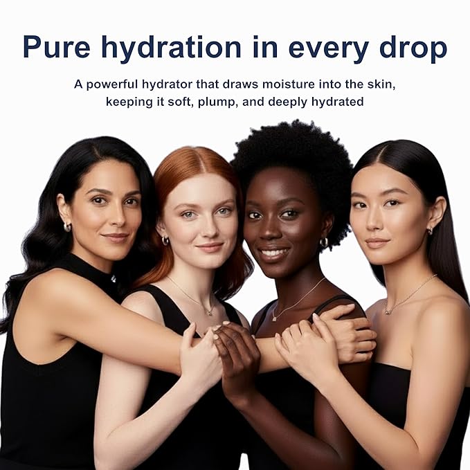 Hyaluronic Acid Serum with Vitamin B5 for Face | Lightweight Hydrating Face Serum for Dry & Sensitive Skin | 4 Types of HA at 2% with Vitamin C & E | Oil-Free & Fragrance-Free, 4 fl oz