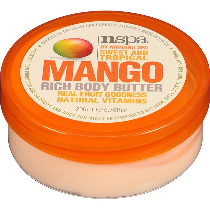 Fruit Extracts Sweet and Tropical Mango Rich Body Butter (200ml)