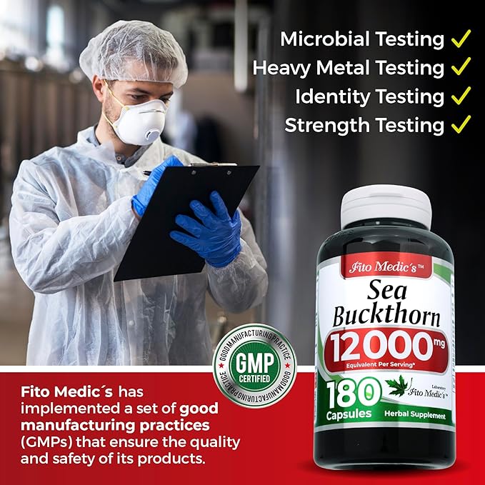 FITO MEDIC'S Lab | sea Buckthorn | seabuckthorn | 180 Capsules.