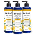 Dr Teal's Body Lotion, Lemon Prebiotic Lemon Balm & Essential Oils, 18 fl oz (Pack of 3)