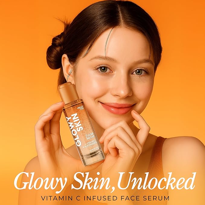 Hello You Vitamin C Serum For Face With Niacinamide – Dermatologist Tested, Korean Skin Care – Supports Glowy Skin, Enhances Tone & Smooths Texture For A Youthful Looking Complexion – Vegan 1.69 Fl Oz