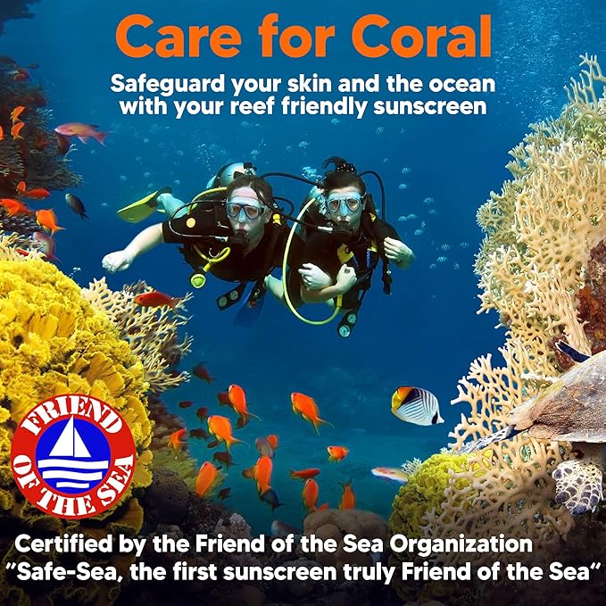 SAFE SEA Anti-Jellyfish Sting Protective Lotion - Sunscreen - Sunblock - Sea Lice - Jelly Fish - 50SPF Adults (Tube 3.4 oz 2 pack)
