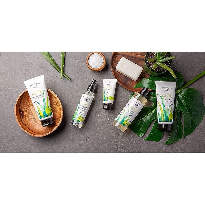 Organic Aloe Collection Hydrating Face and Body Spray (5oz), Fresh Cucumber Scent