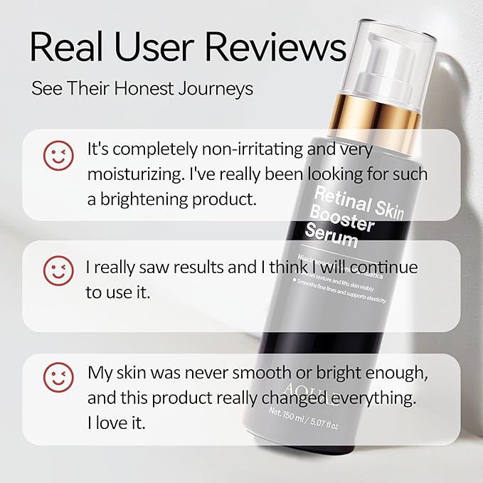 Retinal Serum for Face - Korean Advanced Retinaldehyde Skin Booster with Niacinamide & Centella Asiatica - Anti-Aging Shot for Fine Lines & Wrinkles - Retinol Alternative for Women and Men