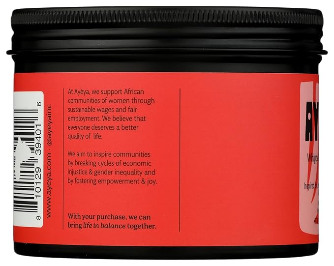 AYÉYA Whipped Shea Body Butter – Joy – Cinnamon, Sandalwood, and Vanilla – Deeply Nourishing Vegan Body Cream for Dry, Dehydrated, or Flaky Skin – Shea, Moringa, and Coconut – 5 oz