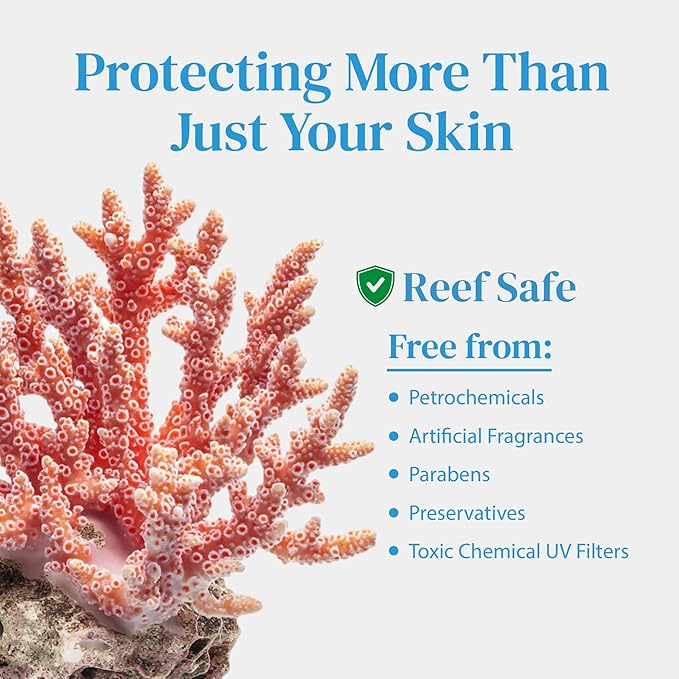 Mineral Face Sunscreen SPF 50, Tinted Aussie Zinc Oxide Sunblock, Hydrating Hyaluronic Acid, Reef Safe, Natural, Organic, Vegan, Australian Made, Ultra Nourishing, Unscented, 100g 3.4oz