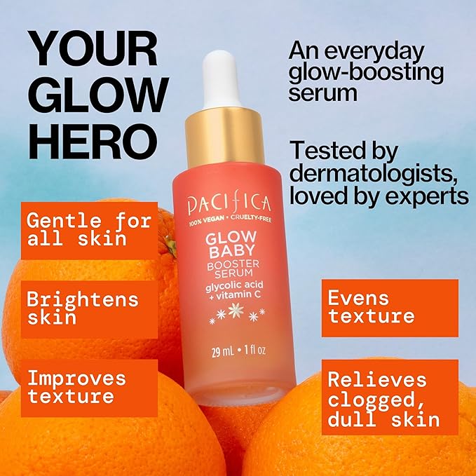Pacifica, Serum Booster Glow Baby, 1 Fl Oz