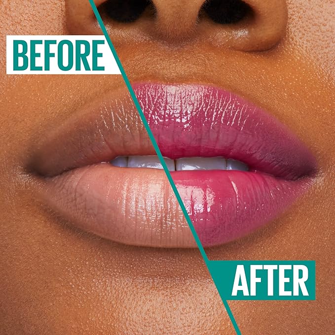 Maybelline Green Edition Balmy Lip Blush, Formulated With Mango Oil, Bonfire, Blue Red, 1 Count